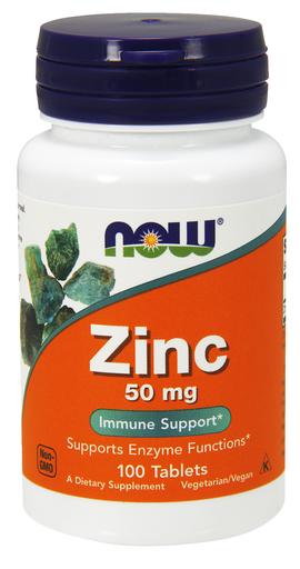 NOW Foods: Zinc, 50mg - 100 tabs