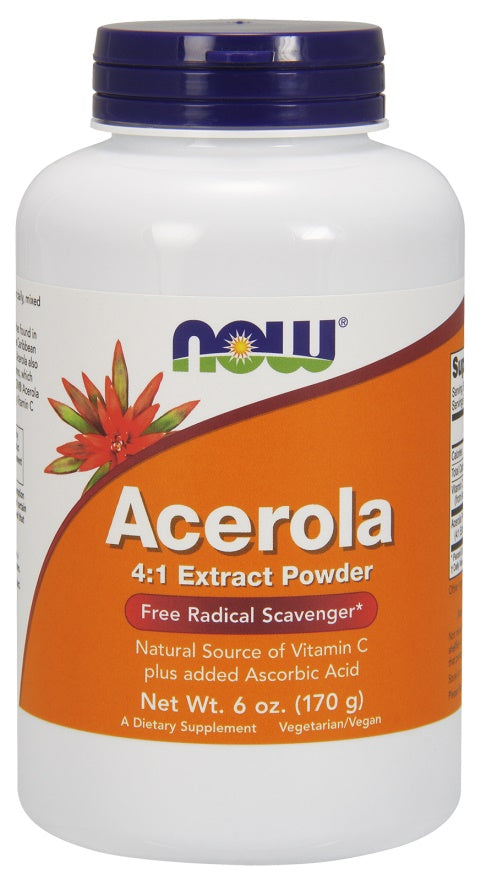 NOW Foods: Acerola, 4:1 Extract Powder - 170g