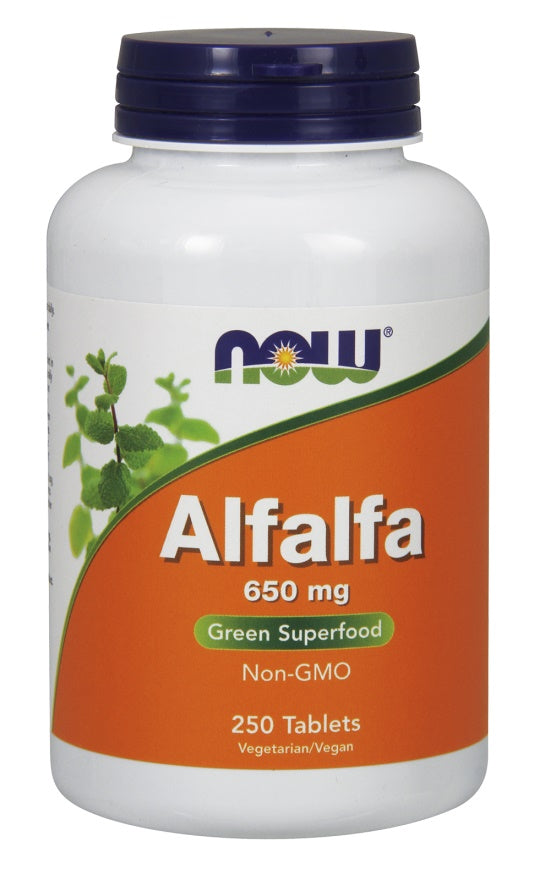 NOW Foods: Alfalfa, 650mg - 250 tablets