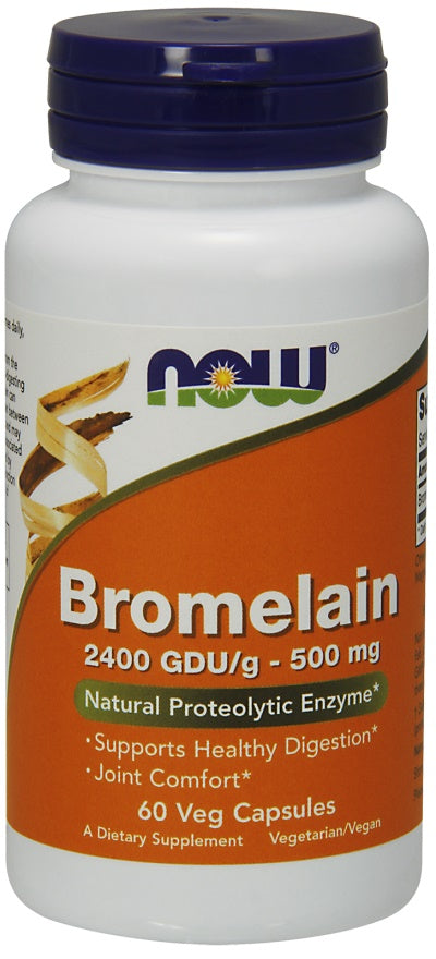 NOW Foods: Bromelain, 500mg - 60 vcaps