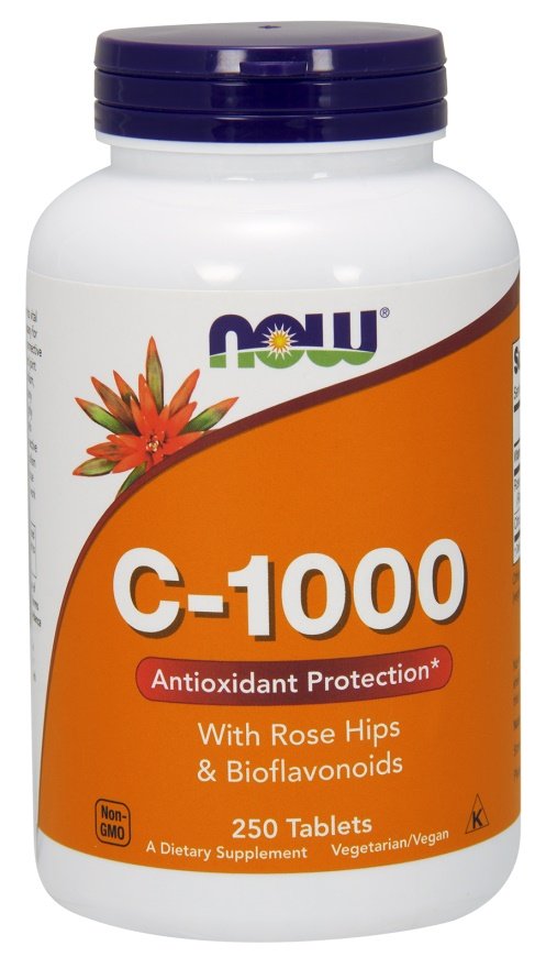 NOW Foods: Vitamin C-1000 with Rose Hips & Bioflavonoids - 250 tablets