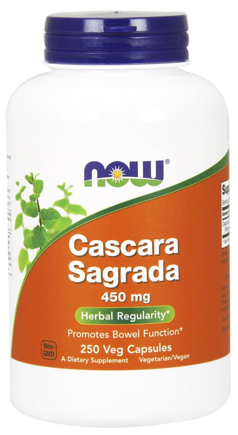 NOW Foods: Cascara Sagrada, 450mg - 250 vcaps