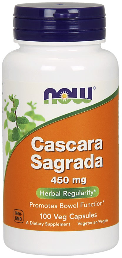 NOW Foods: Cascara Sagrada, 450mg - 100 vcaps