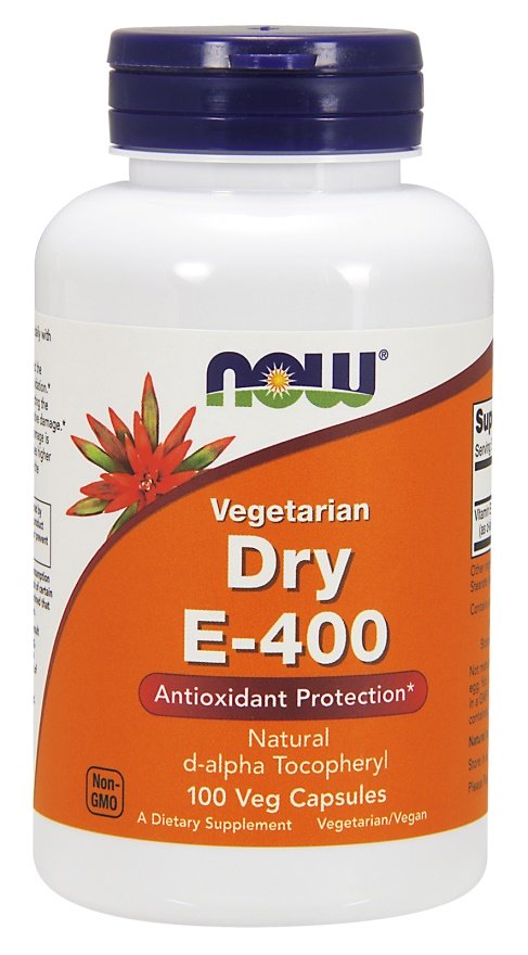 NOW Foods: Vitamin E-400 Dry, Vegetarian - 100 vcaps