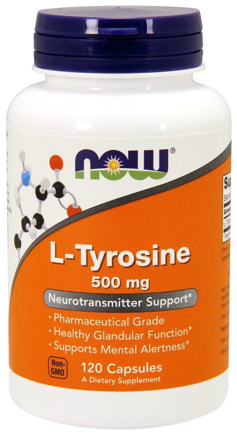 NOW Foods: L-Tyrosine, 500mg - 120 caps