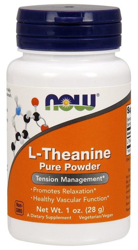 NOW Foods: L-Theanine, Pure Powder - 28g