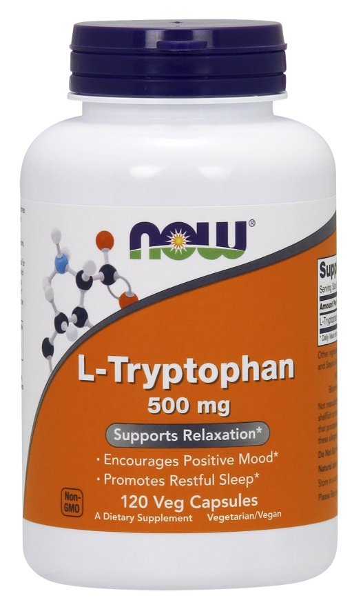 NOW Foods: L-Tryptophan, 500mg - 120 vcaps