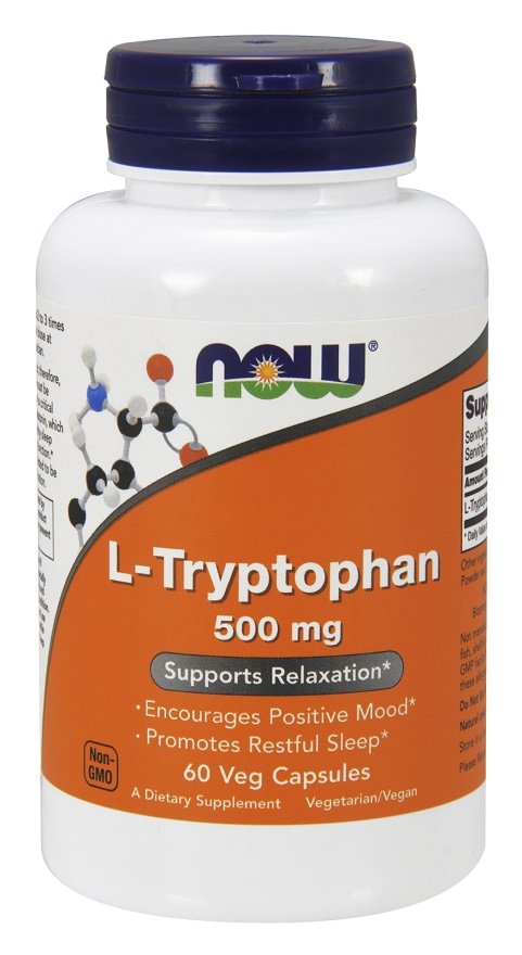 NOW Foods: L-Tryptophan, 500mg - 60 vcaps