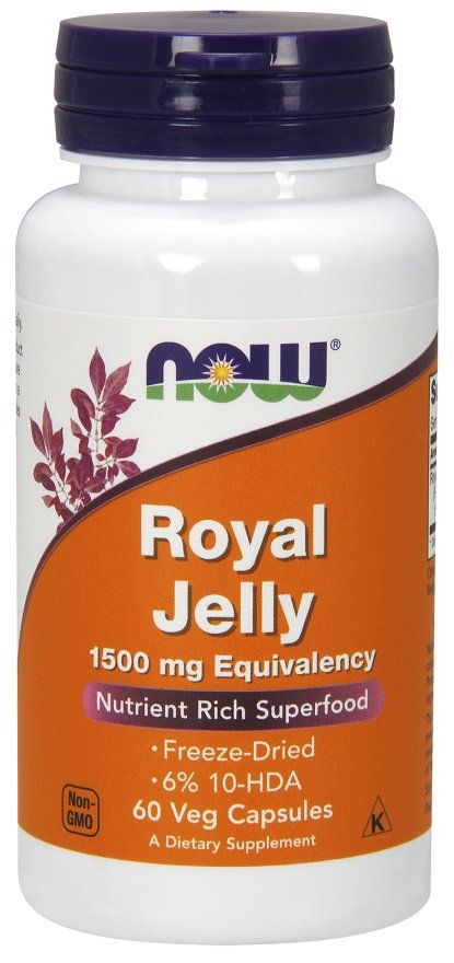 NOW Foods: Royal Jelly, 1500mg Equivalency - 60 vcaps