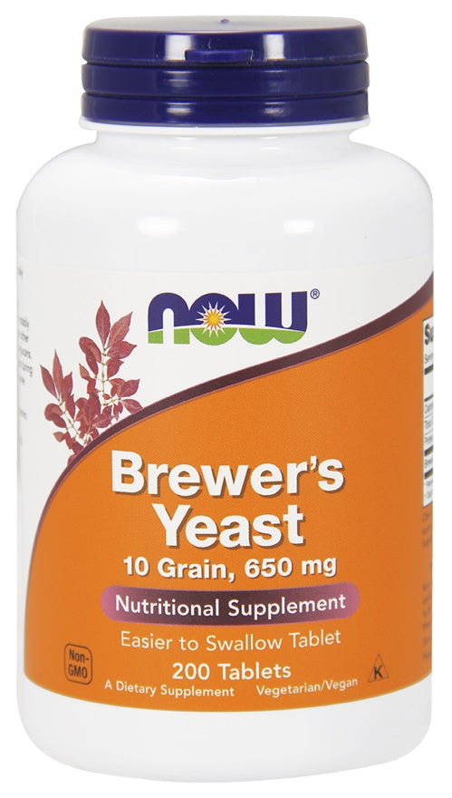 NOW Foods: Brewer's Yeast, Tablets - 200 tablets