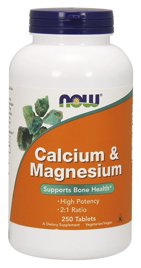 NOW Foods: Calcium & Magnesium - 250 tablets