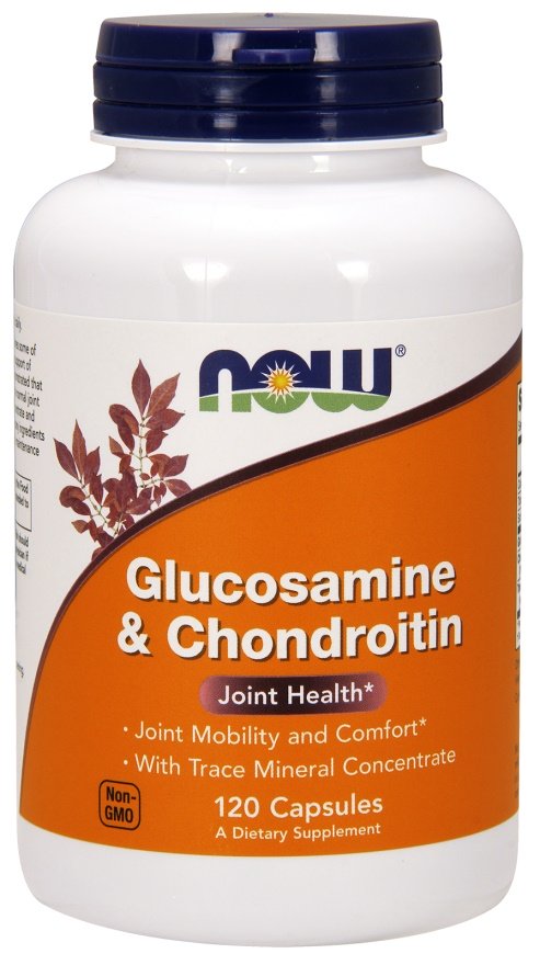 NOW Foods: Glucosamine & Chondroitin with Trace Mineral Concentrate - 120 caps