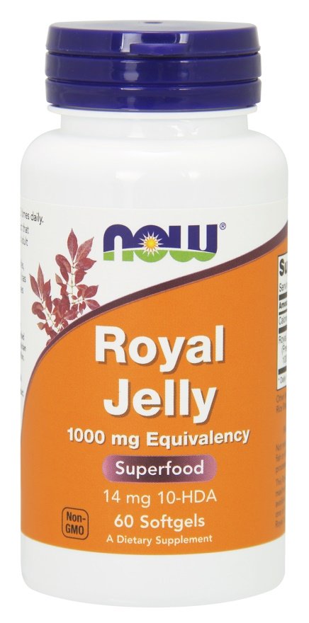 NOW Foods: Royal Jelly, 1000mg Equivalency - 60 softgels