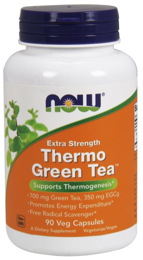 NOW Foods: Thermo Green Tea, Extra Strength - 90 vcaps