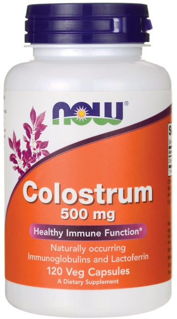 NOW Foods: Colostrum, 500mg - 120 vcaps