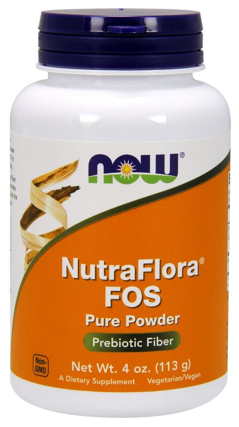 NOW Foods: NutraFlora FOS, Pure Powder - 113g