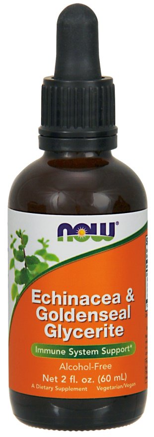 NOW Foods: Echinacea & Goldenseal Glycerite - 60 ml.