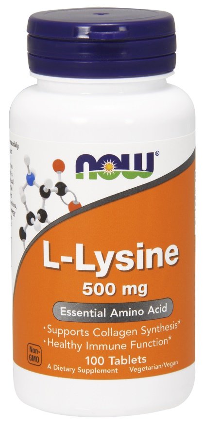 NOW Foods: L-Lysine, 500mg - 100 tablets