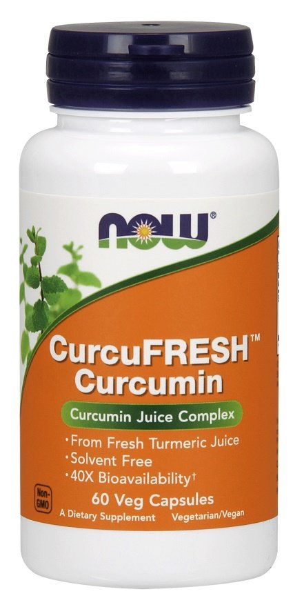 NOW Foods: CurcuFRESH Curcumin, Capsules - 60 vcaps