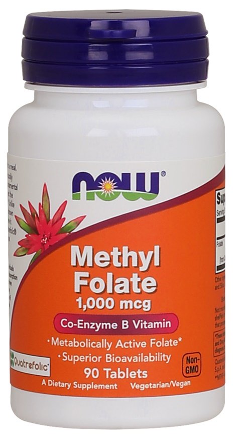 NOW Foods: Methyl Folate, 1000mcg - 90 tabs