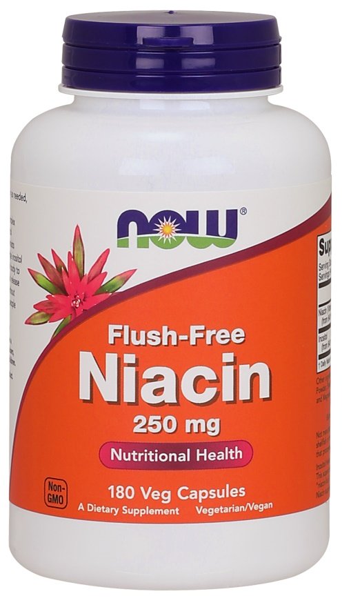 NOW Foods: Niacin Flush-Free, 250mg - 180 vcaps