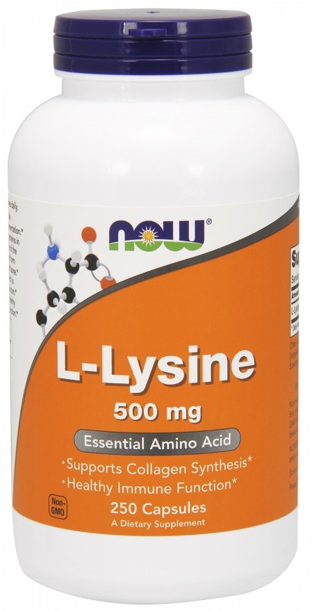 NOW Foods: L-Lysine, 500mg - 250 vcaps