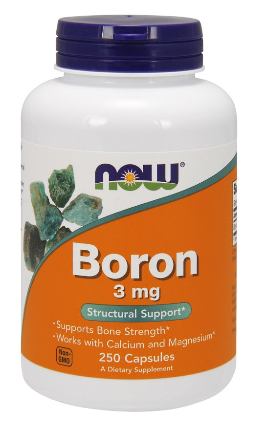 NOW Foods: Boron, 3mg - 250 caps