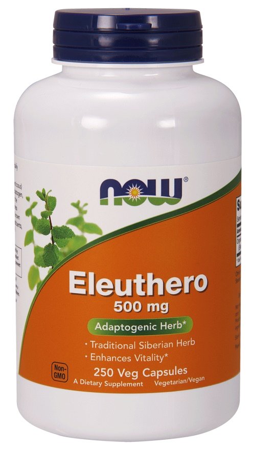 NOW Foods: Eleuthero, 500mg - 250 vcaps