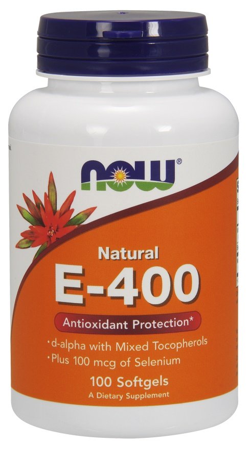 NOW Foods: Vitamin E-400 IU with Selenium - 100 softgels