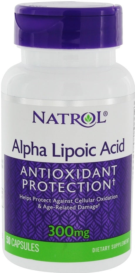 Natrol: Alpha Lipoic Acid, 300mg - 50 caps