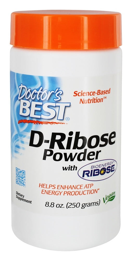 Doctor's Best: D-Ribose with BioEnergy Ribose, Powder - 250g