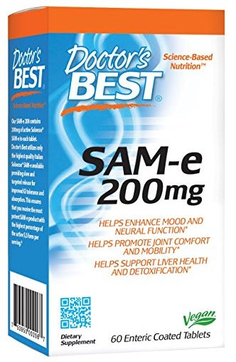 Doctor's Best: SAM-e, 200mg - 60 tablets