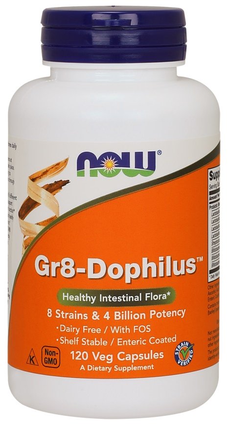 NOW Foods: Gr8-Dophilus - 120 vcaps