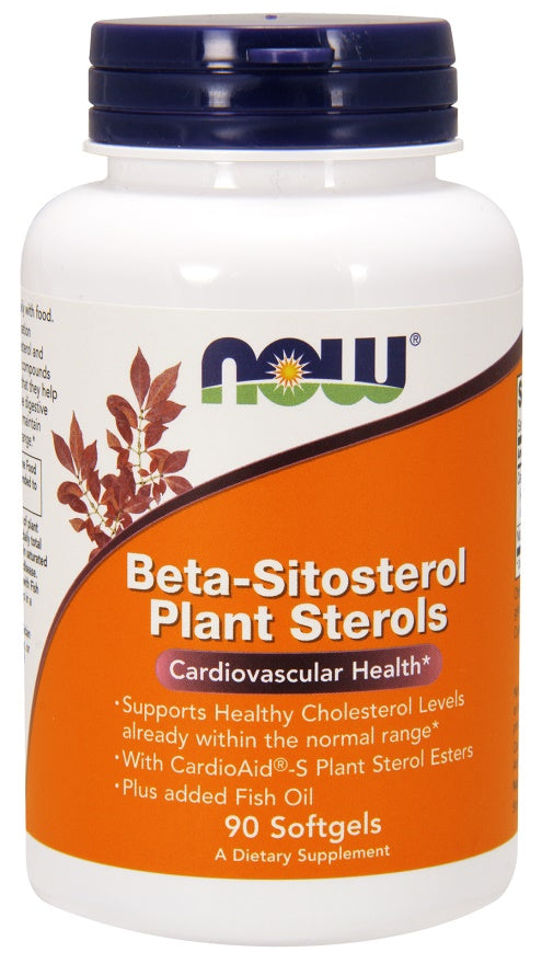 NOW Foods: Beta-Sitosterol Plant Sterols - 90 softgels