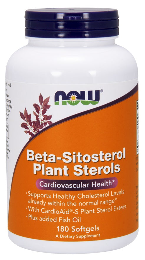 NOW Foods: Beta-Sitosterol Plant Sterols - 180 softgels