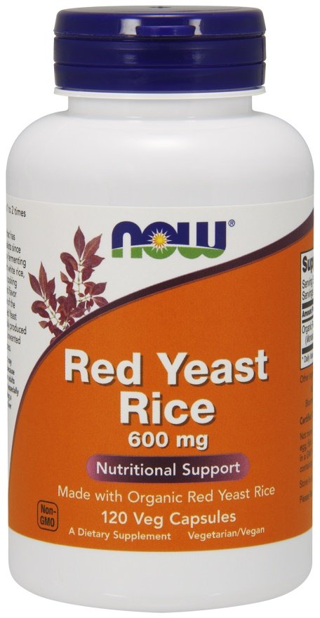 NOW Foods: Red Yeast Rice, 600mg - 120 vcaps