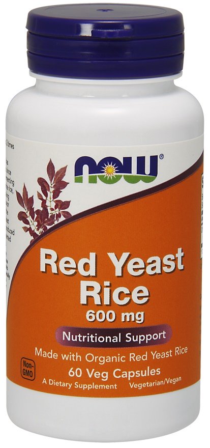 NOW Foods: Red Yeast Rice, 600mg - 60 vcaps