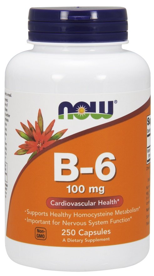 NOW Foods: Vitamin B-6, 100mg - 250 caps