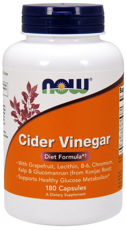 NOW Foods: Cider Vinegar - 180 caps