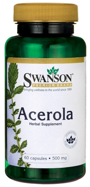 Swanson: Acerola, 500mg - 60 caps