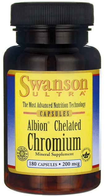 Swanson: Albion Chelated Chromium, 200mcg - 180 caps