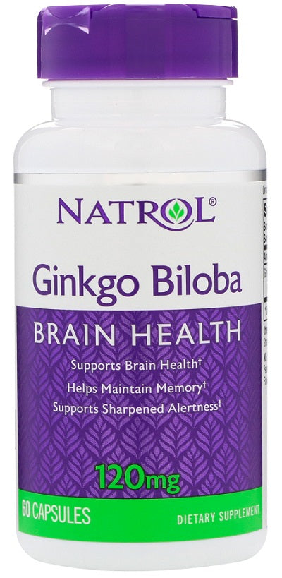 Natrol: Ginkgo Biloba, 120mg - 60 caps