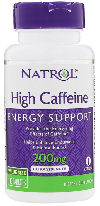 Natrol: High Caffeine, 200mg - 100 tabs