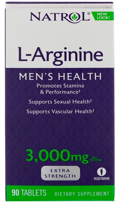 Natrol: L-Arginine, 3000mg - 90 tabs