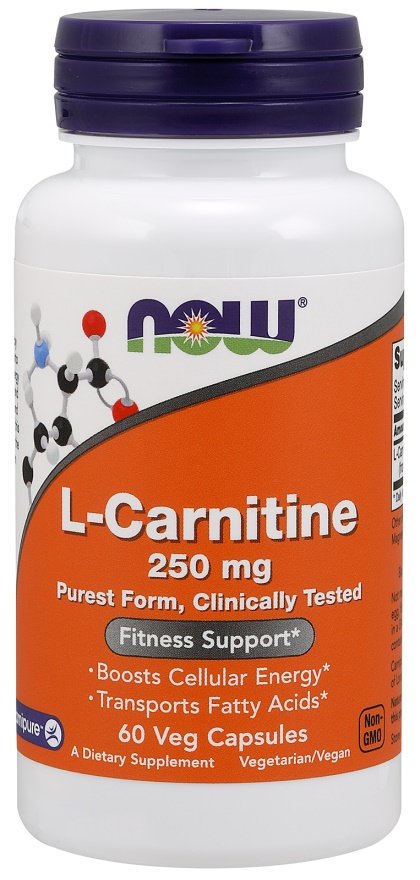 NOW Foods: L-Carnitine, 250mg - 60 vcaps