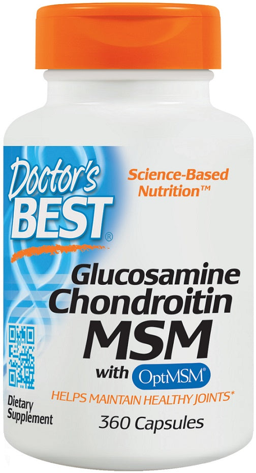 Doctor's Best: Glucosamine Chondroitin MSM with OptiMSM - 360 caps