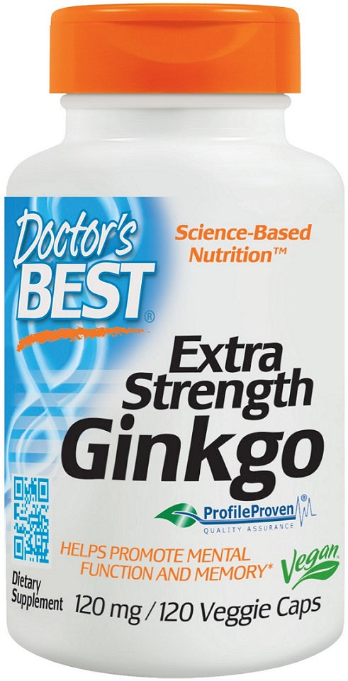 Doctor's Best: Extra Strength Ginkgo, 120mg - 120 vcaps