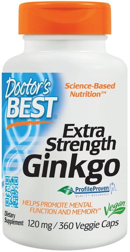 Doctor's Best: Extra Strength Ginkgo, 120mg - 360 vcaps