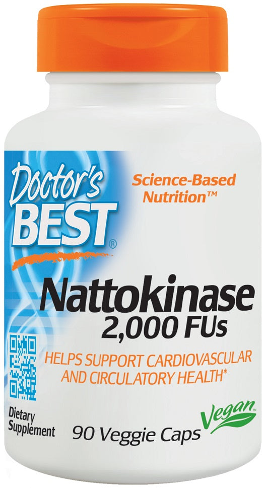 Doctor's Best: Nattokinase, 2000 FUs - 90 vcaps