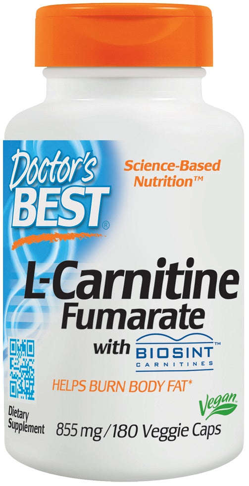 Doctor's Best: L-Carnitine Fumarate with Biosint Carnitines, 855mg - 180 vcaps